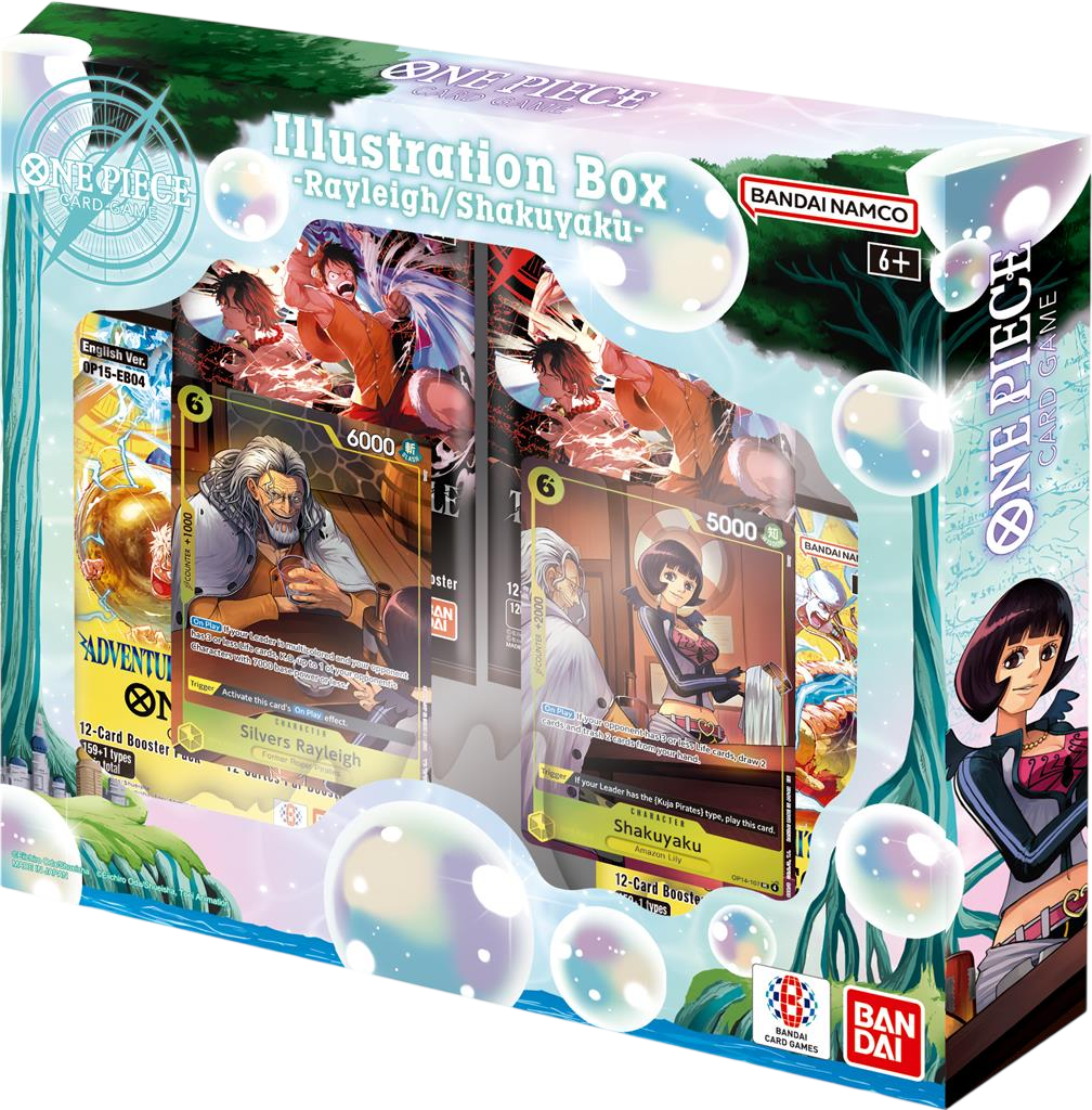 One Piece Card Game – Illustration Box Vol.7 Rayleigh & Shakuyaku – English